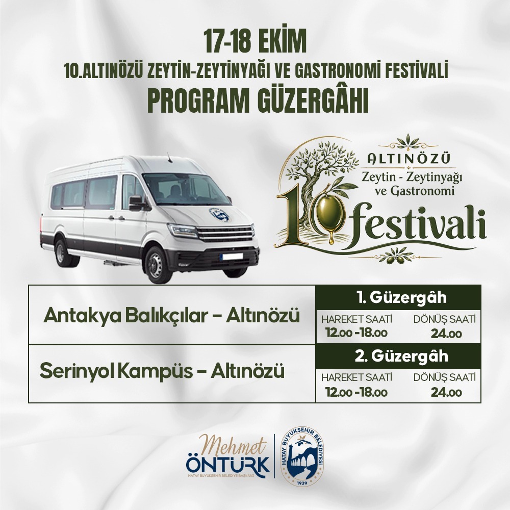 ZEYTİN FESTİVALİ’NE ÜCRETSİZ ULAŞIM
