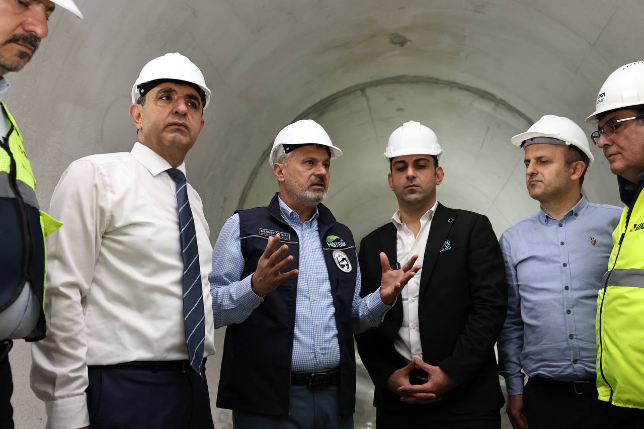 BAŞKAN ÖNTÜRK HBB'NİN DEFNE'DEKİ YATIRIMLARINI YERİNDE İNCELEDİ