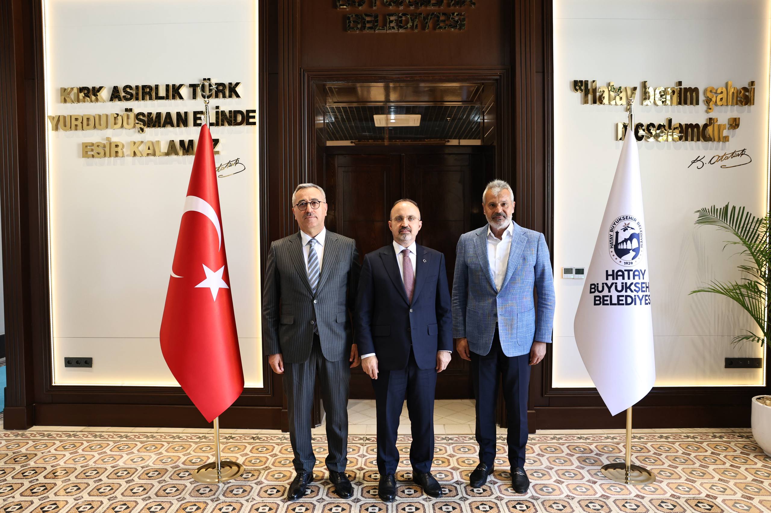 BAŞKAN ÖNTÜRK, İÇİŞLERİ BAKAN YARDIMCISI TURAN’I AĞIRLADI