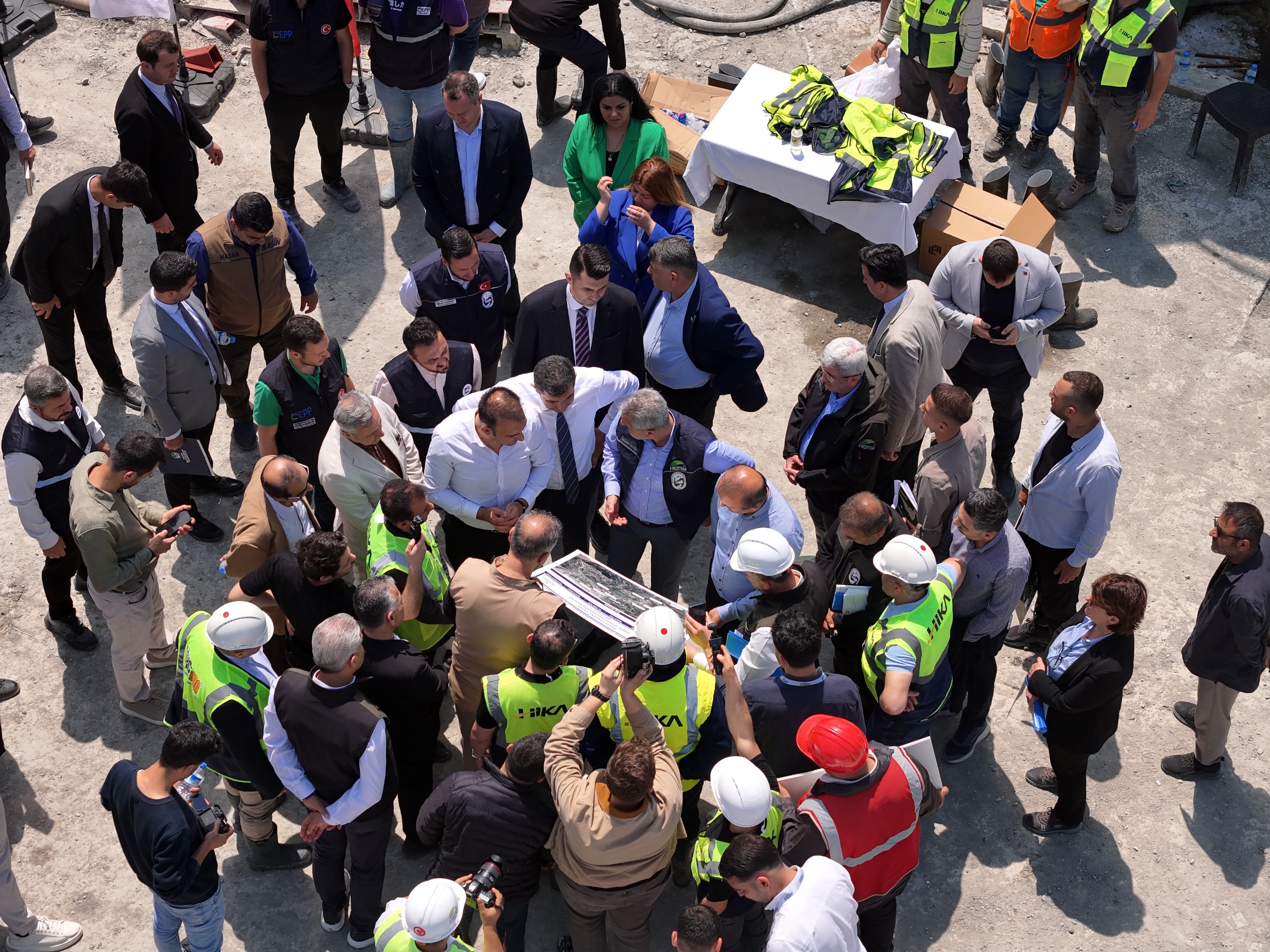 BAŞKAN ÖNTÜRK HBB'NİN DEFNE'DEKİ YATIRIMLARINI YERİNDE İNCELEDİ