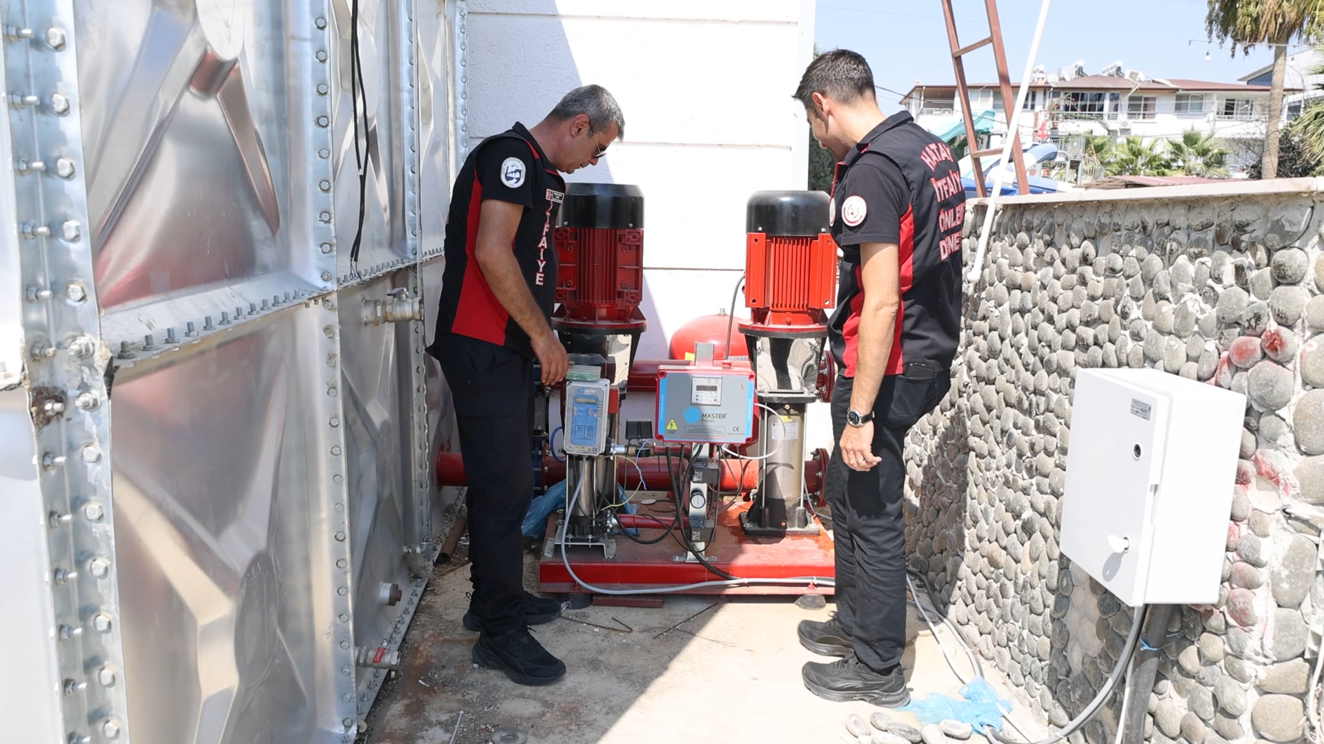HBB İTFAİYESİNDEN OTEL VE YURTLARDA SIKI DENETİM 