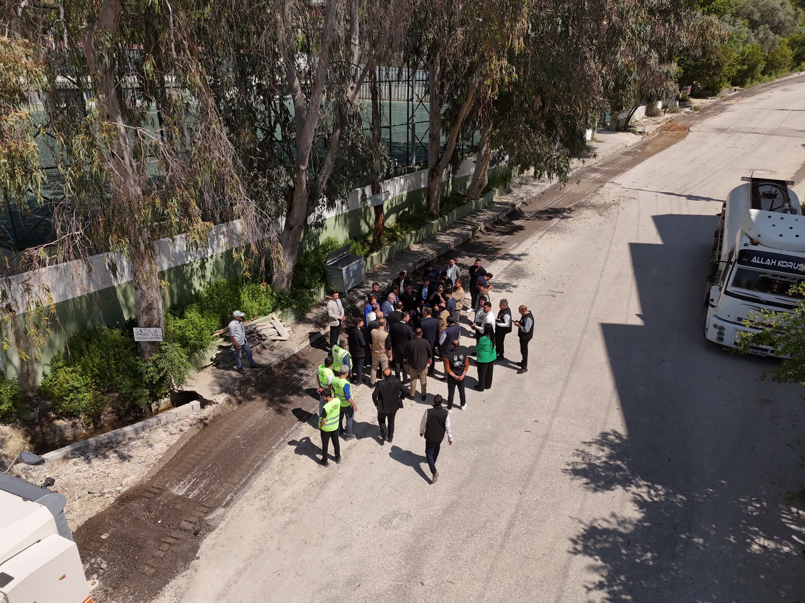 BAŞKAN ÖNTÜRK HBB'NİN DEFNE'DEKİ YATIRIMLARINI YERİNDE İNCELEDİ