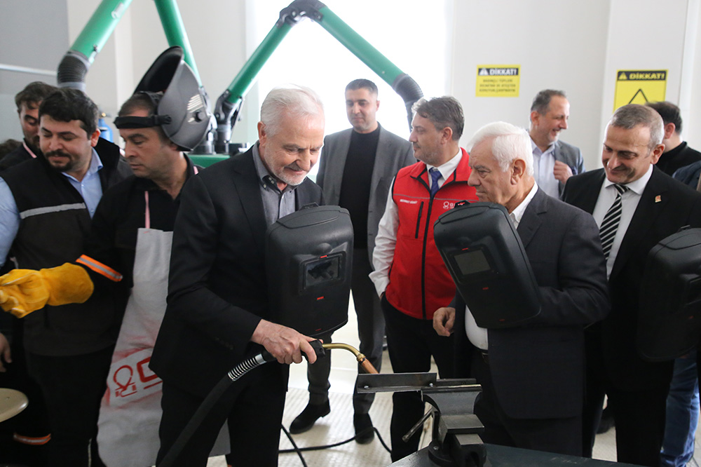 HAKİM İLE METAL SEKTÖRÜNE NİTELİKLİ KAYNAKÇI DESTEĞİ