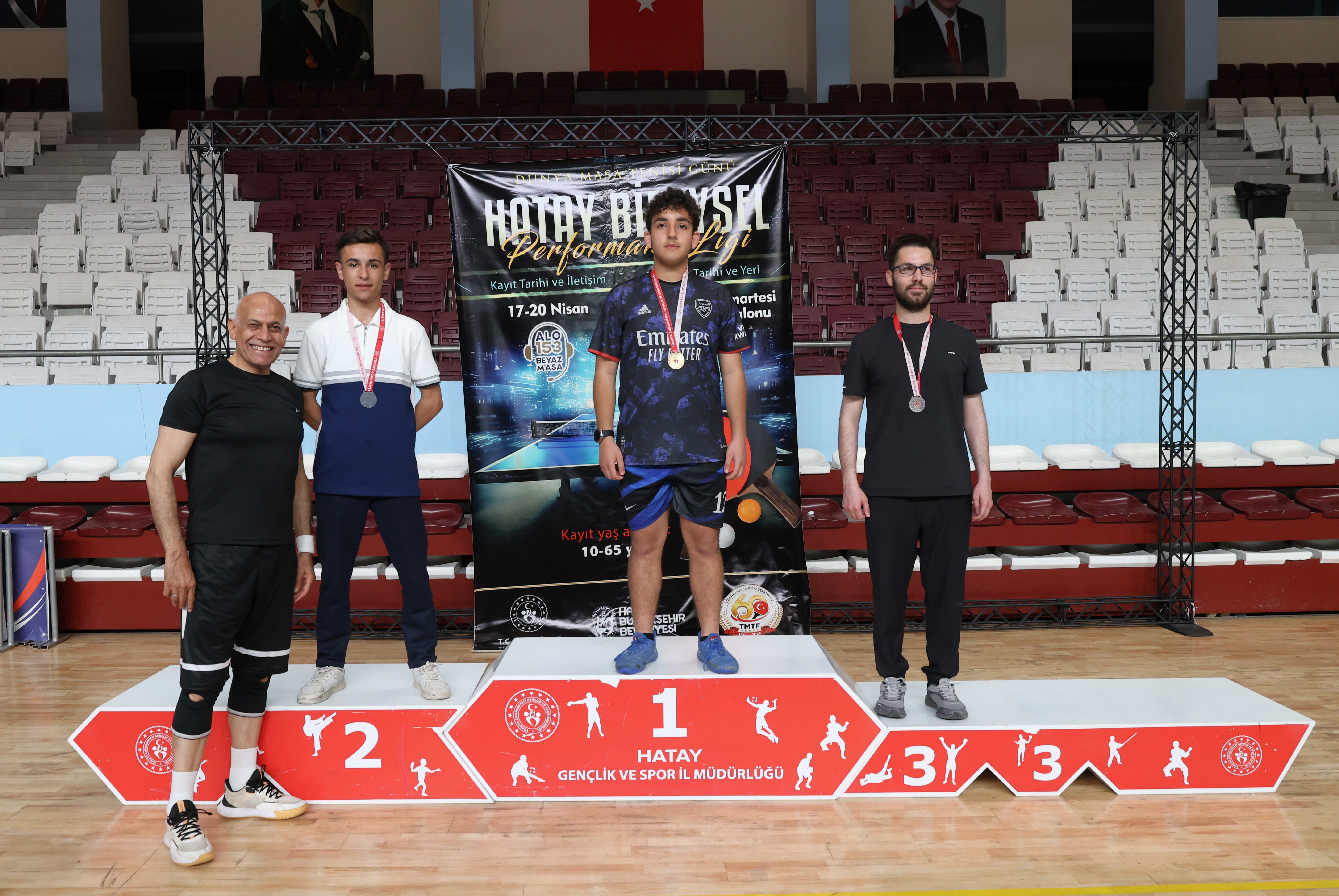 HBB’NİN DESTEKLERİYLE MASA TENİSİ TURNUVASI DÜZENLENDİ