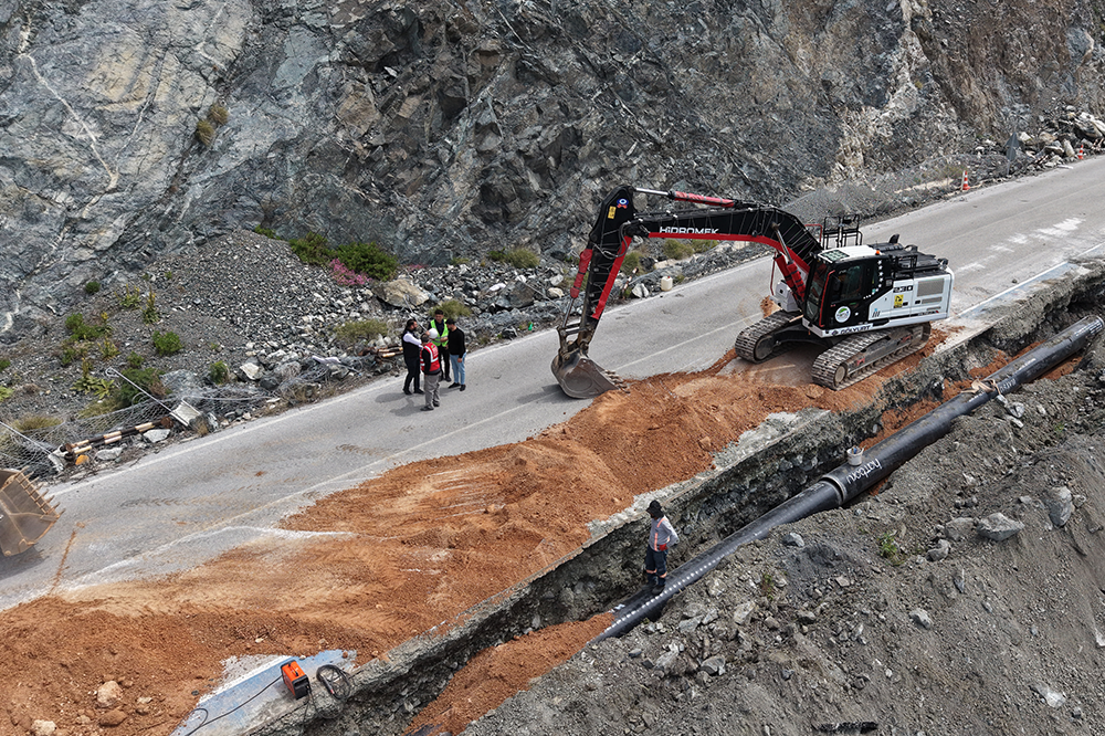 AKÇAY İSALE HATTINDA ÇALIŞMALAR SON AŞAMAYA GELDİ