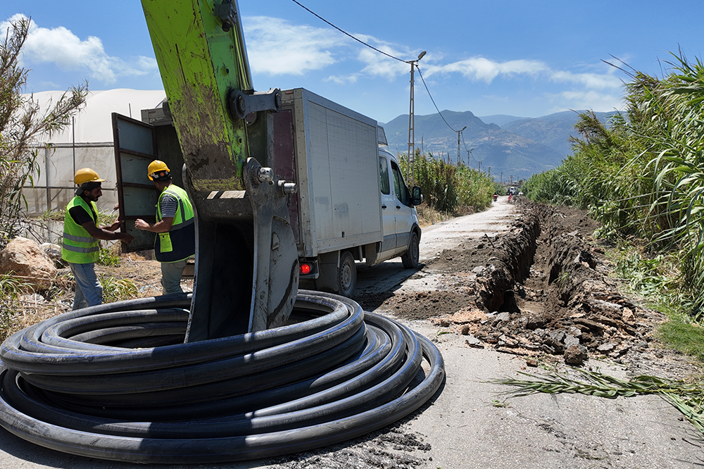 TEKEBAŞI İÇME SUYU PROJESİ'NİN YÜZDE 86’SI TAMAMLANDI