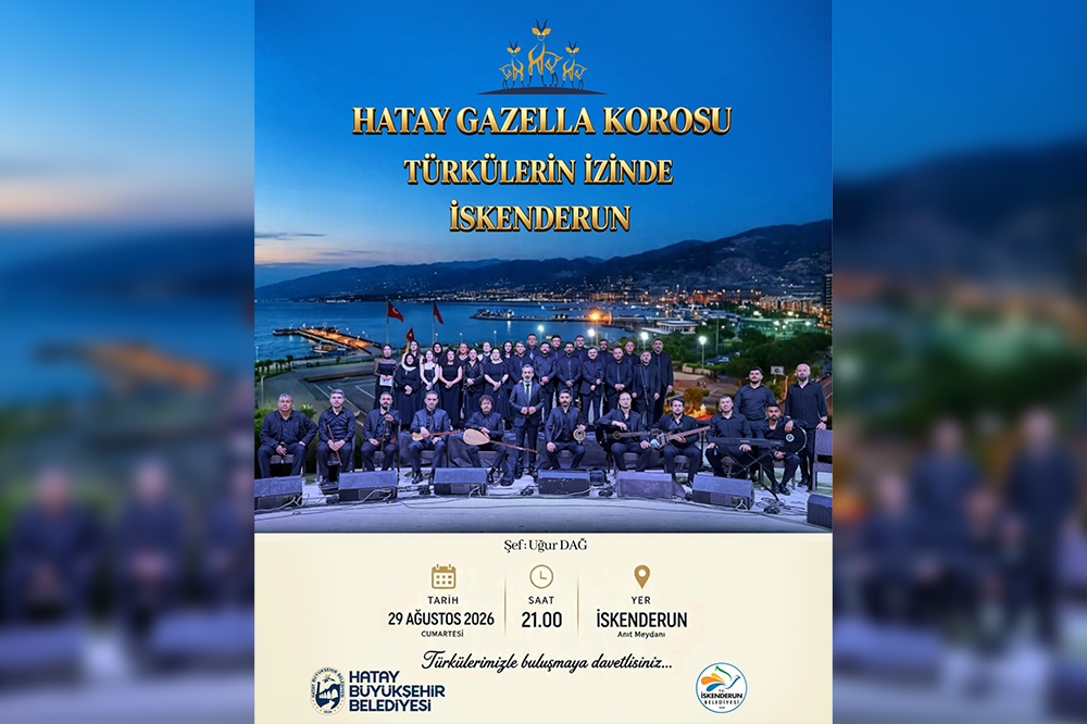HATAY GAZELLA KOROSU İSKENDERUN’DA TÜRKÜLERLE BULUŞACAK