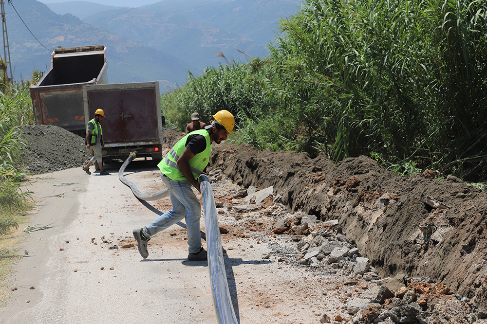 TEKEBAŞI İÇME SUYU PROJESİ'NİN YÜZDE 86’SI TAMAMLANDI