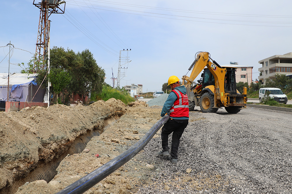 SAMANDAĞ’DA İÇME SUYU PROJESİNİN %88’İ TAMAMLANDI