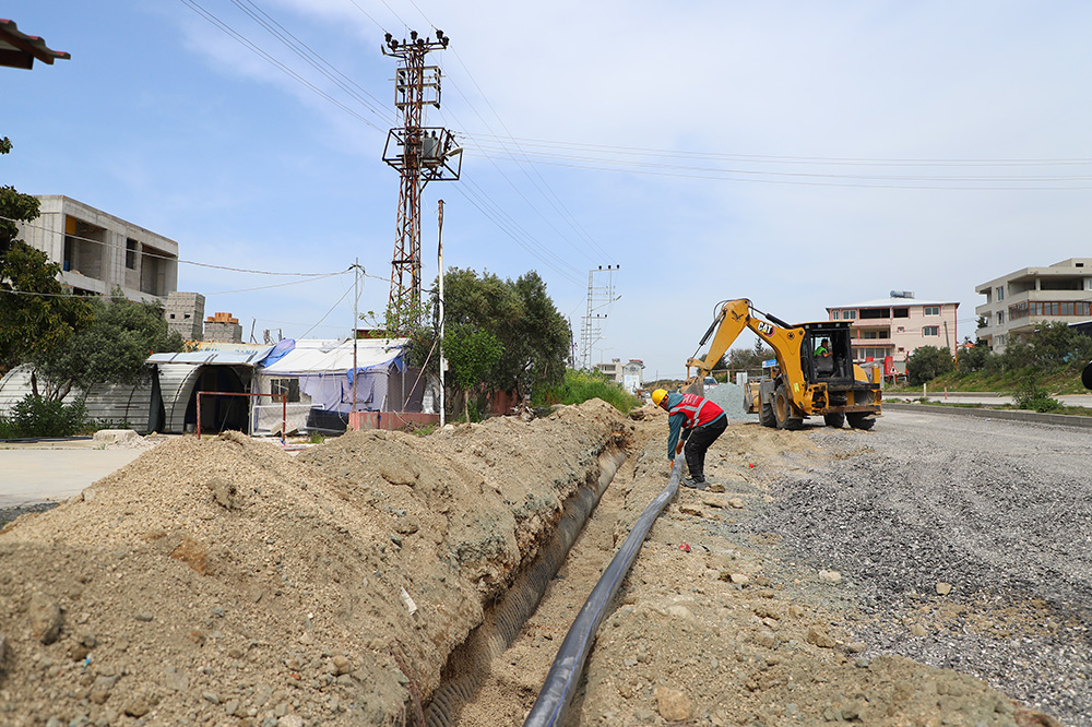 SAMANDAĞ’DA İÇME SUYU PROJESİNİN %88’İ TAMAMLANDI