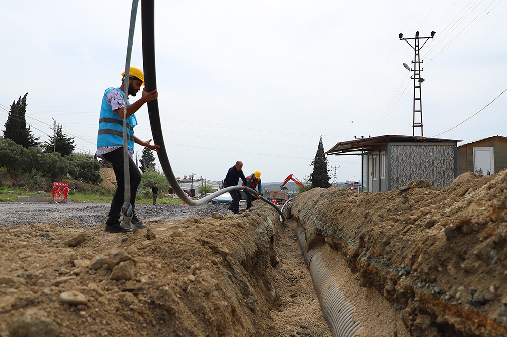 SAMANDAĞ’DA İÇME SUYU PROJESİNİN %88’İ TAMAMLANDI