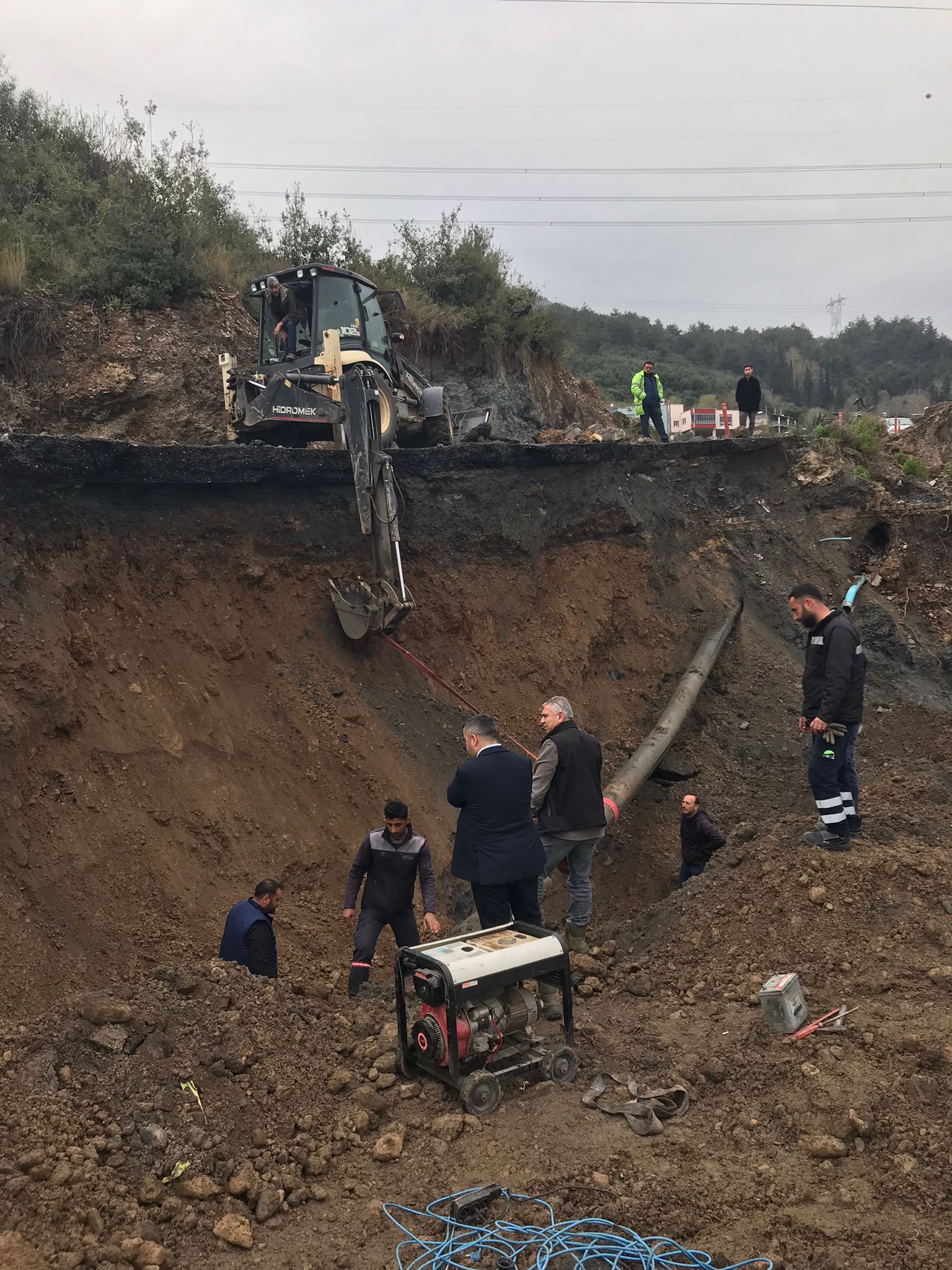 PAYAS’TA İÇME SUYU HATTI HIZLA ONARILDI