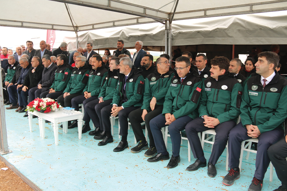 BAŞKAN ÖNTÜRK, TARIMA CAN SUYU OLACAK TESİSİN AÇILIŞINA KATILDI