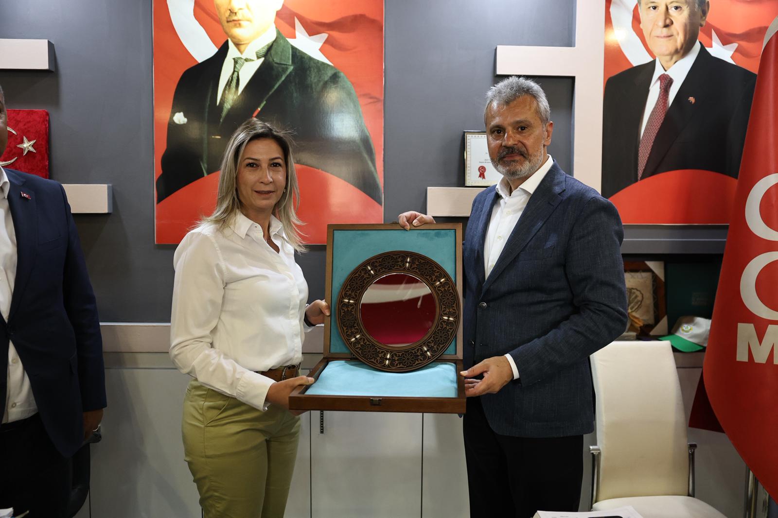 BAŞKAN ÖNTÜRK, DÖRTYOL MHP VE AK PARTİ TEŞKİLATLARINI ZİYARET ETTİ