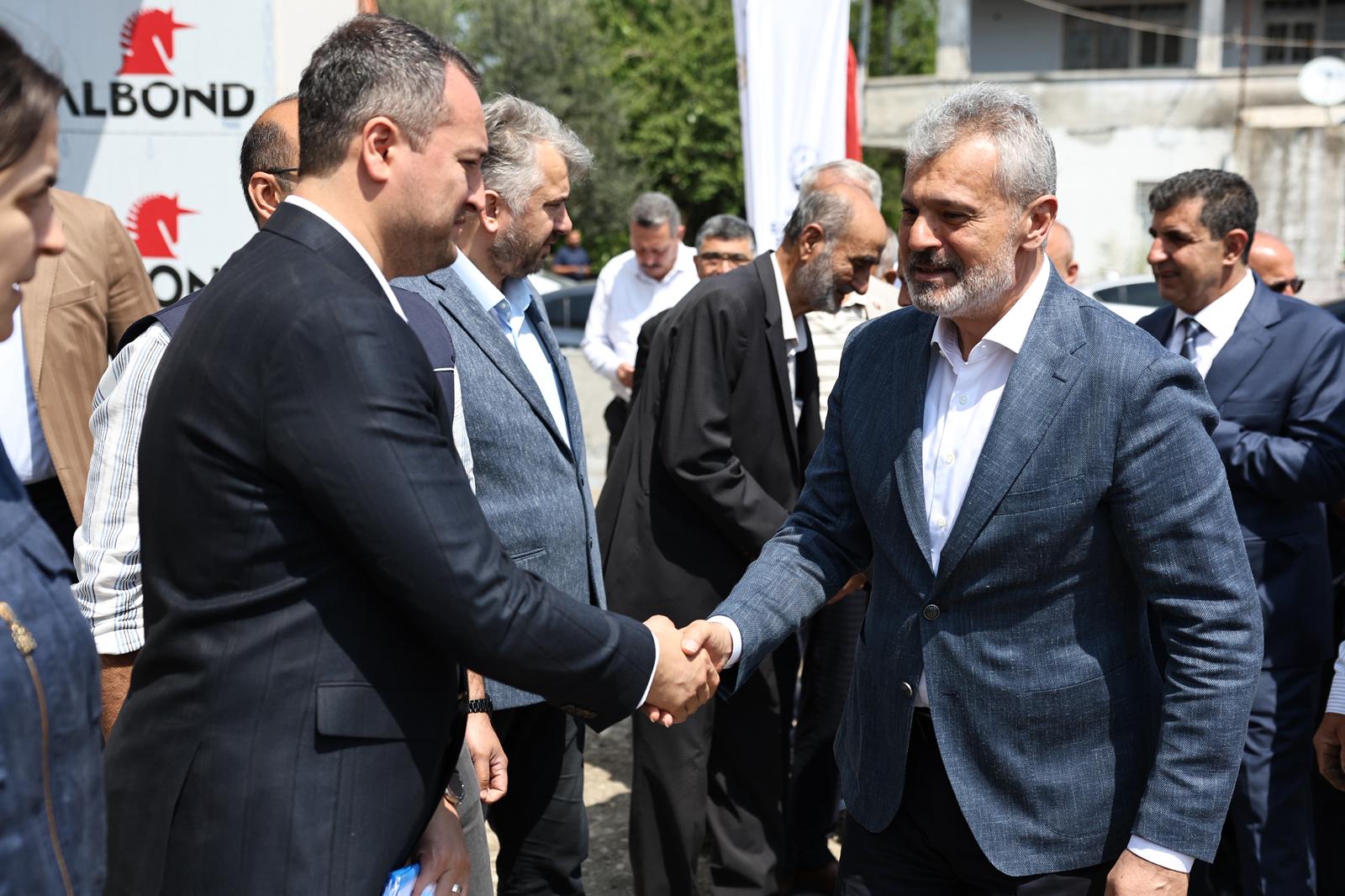 BAŞKAN ÖNTÜRK DÖRTYOL’DA DEVAM EDEN ÇOK AMAÇLI SALON PROJESİNİ İNCELEDİ