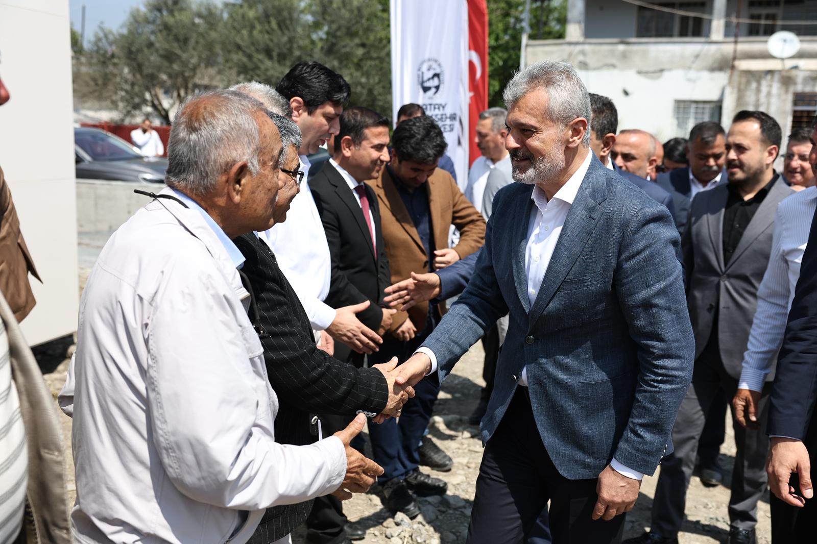 BAŞKAN ÖNTÜRK DÖRTYOL’DA DEVAM EDEN ÇOK AMAÇLI SALON PROJESİNİ İNCELEDİ
