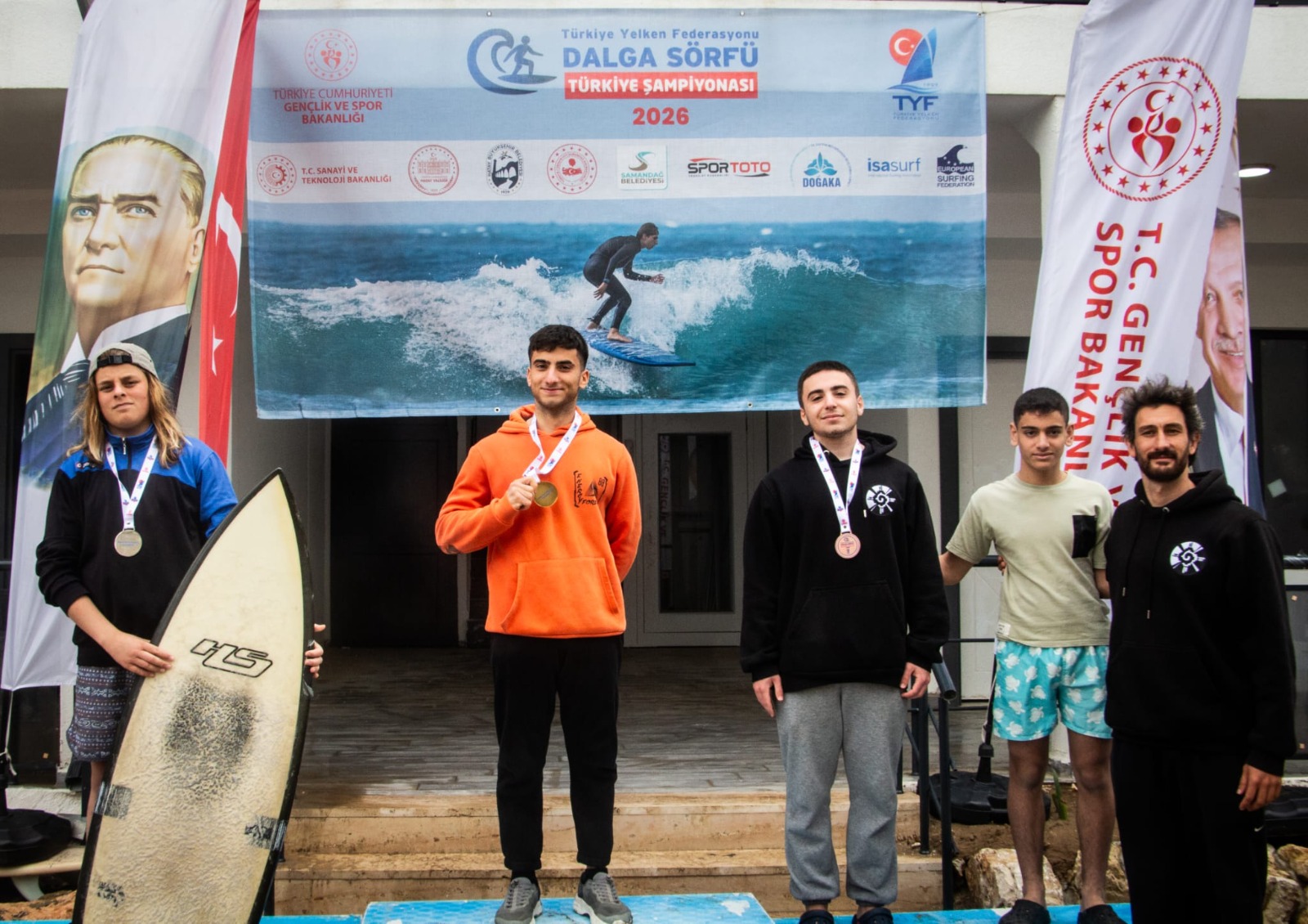 TYF DALGA SÖRFÜ TÜRKİYE ŞAMPİYONASI SAMANDAĞ’DA TAMAMLANDI