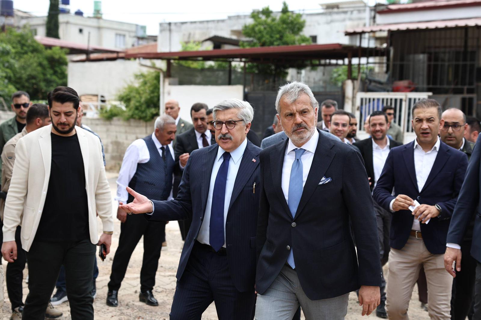 BAŞKAN ÖNTÜRK REYHANLI PAZAR YERİNİ YERİNDE İNCELEDİ