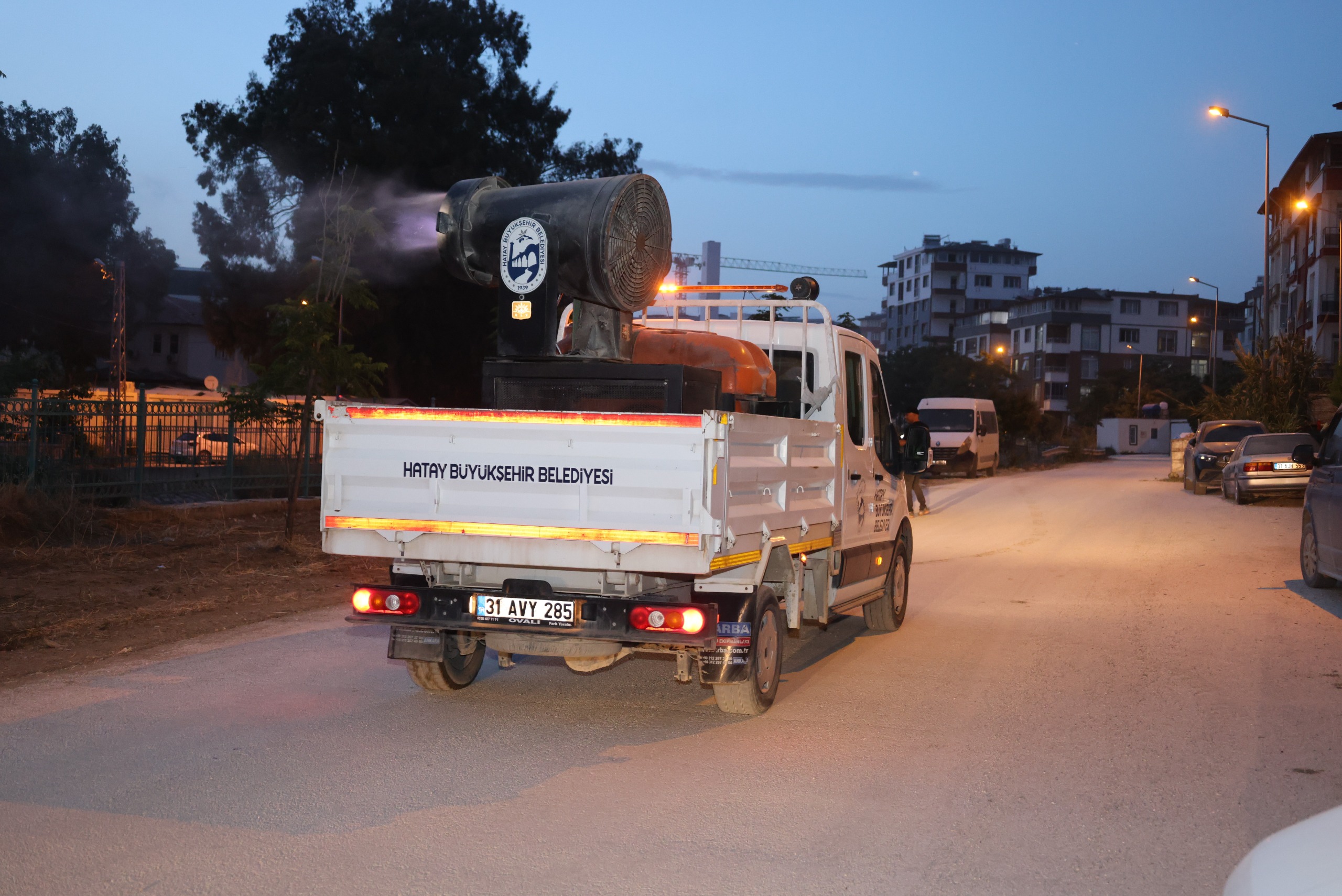 HBB’NİN İLAÇLAMA FİLOSU GECE GÜNDÜZ HİZMET VERİYOR