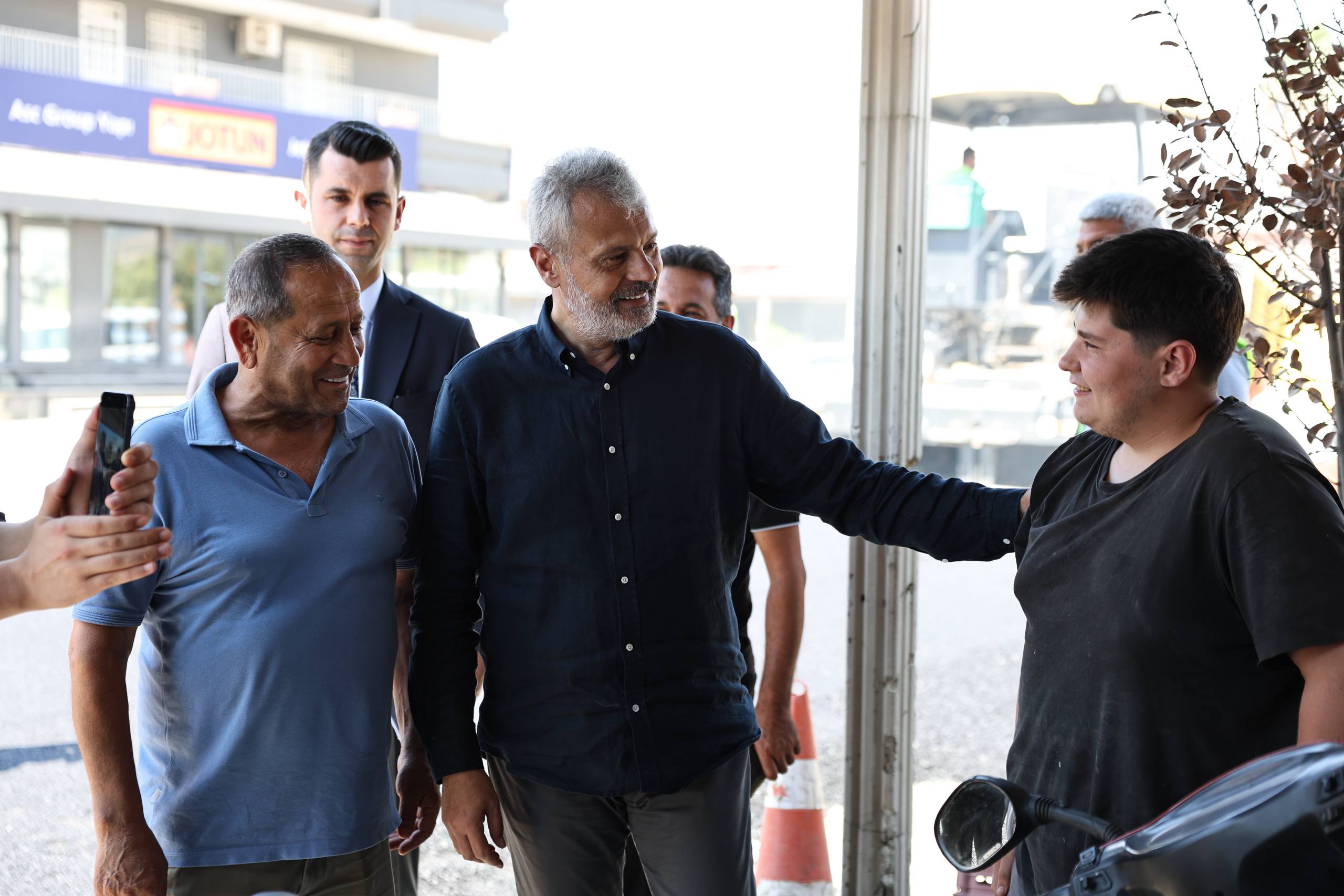 BAŞKAN ÖNTÜRK’TEN YOL ÇALIŞMASINDA İNCELEME