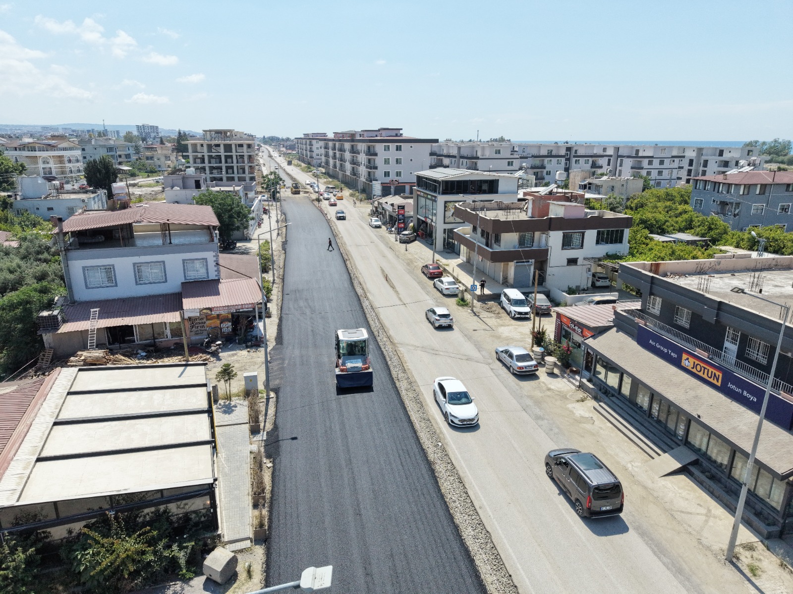 BAŞKAN ÖNTÜRK’TEN YOL ÇALIŞMASINDA İNCELEME