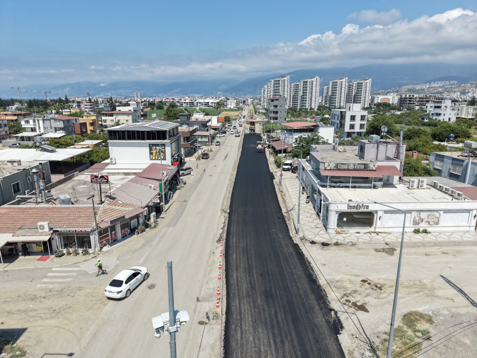 BAŞKAN ÖNTÜRK’TEN YOL ÇALIŞMASINDA İNCELEME