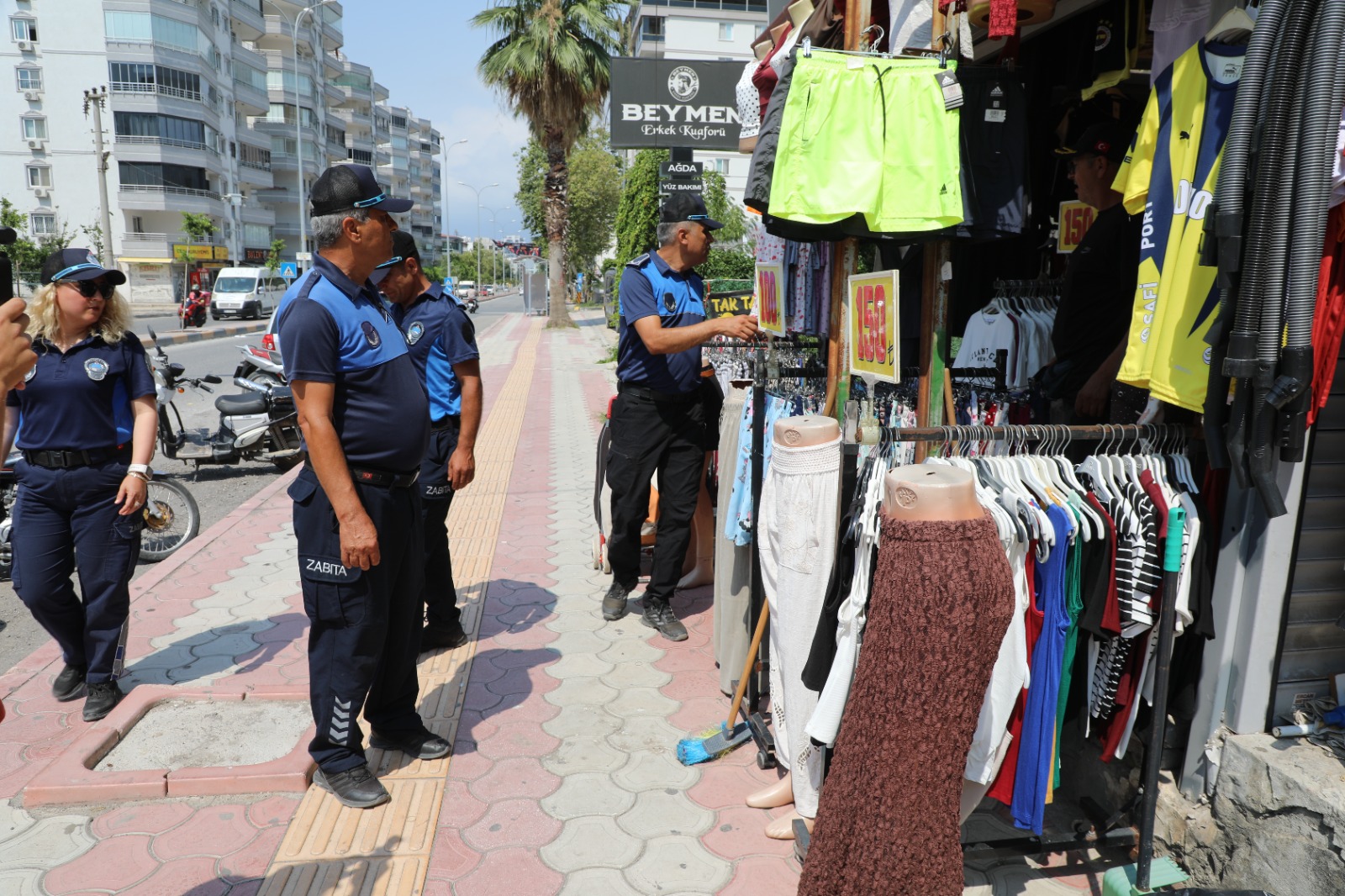 HBB’DEN KALDIRIM İŞGALLERİNE DENETİM 