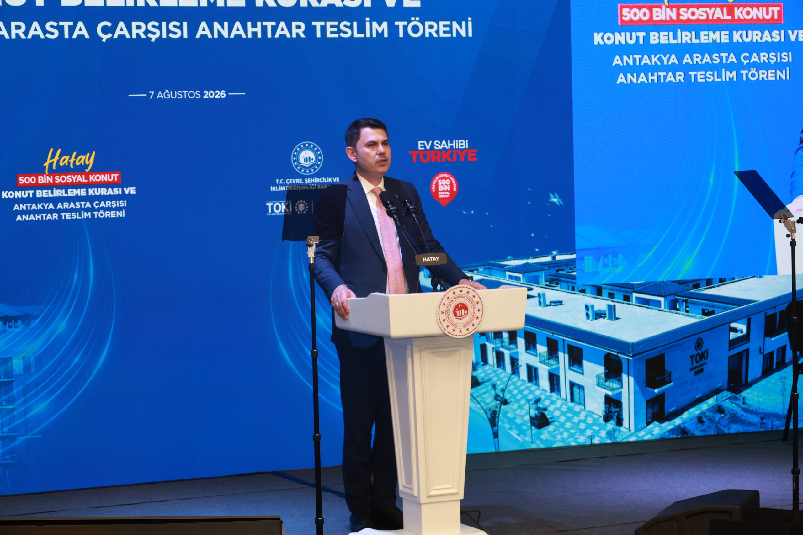 “EV SAHİBİ TÜRKİYE 500 BİN SOSYAL KONUT PROJESİ” KAPSAMINDA HATAY'DA YENİ ADIM