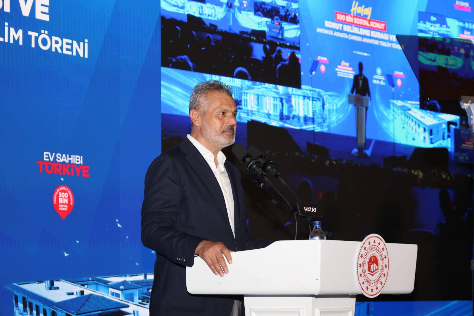 “EV SAHİBİ TÜRKİYE 500 BİN SOSYAL KONUT PROJESİ” KAPSAMINDA HATAY'DA YENİ ADIM