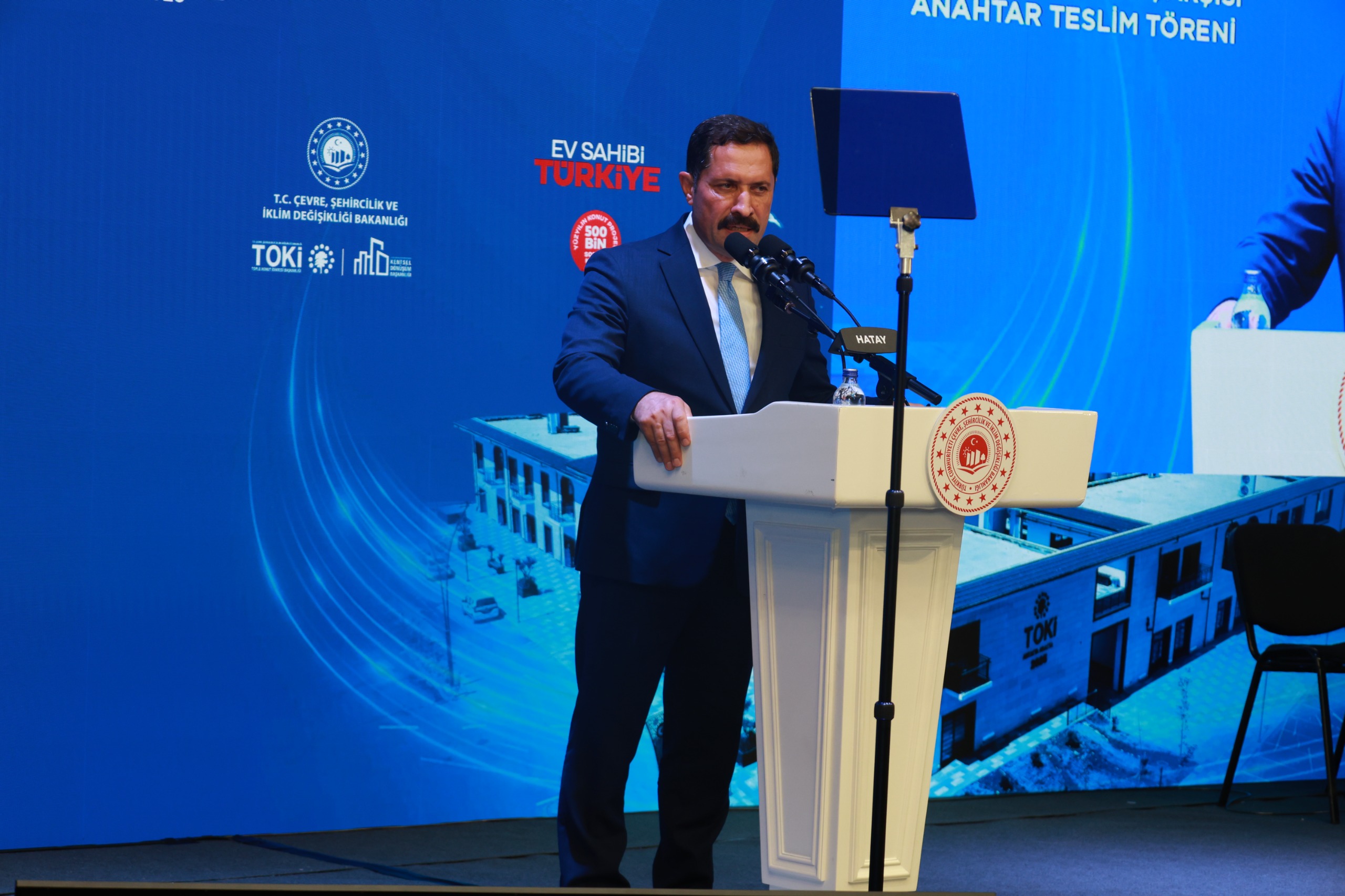 “EV SAHİBİ TÜRKİYE 500 BİN SOSYAL KONUT PROJESİ” KAPSAMINDA HATAY'DA YENİ ADIM