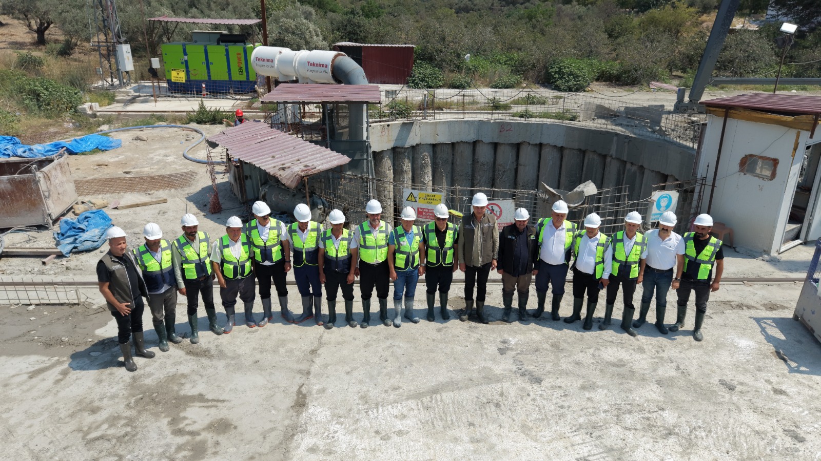 SAMANDAĞLI MUHTARLAR ALTYAPIYA NEFES ALDIRACAK PROJEYE HAYRAN KALDI  