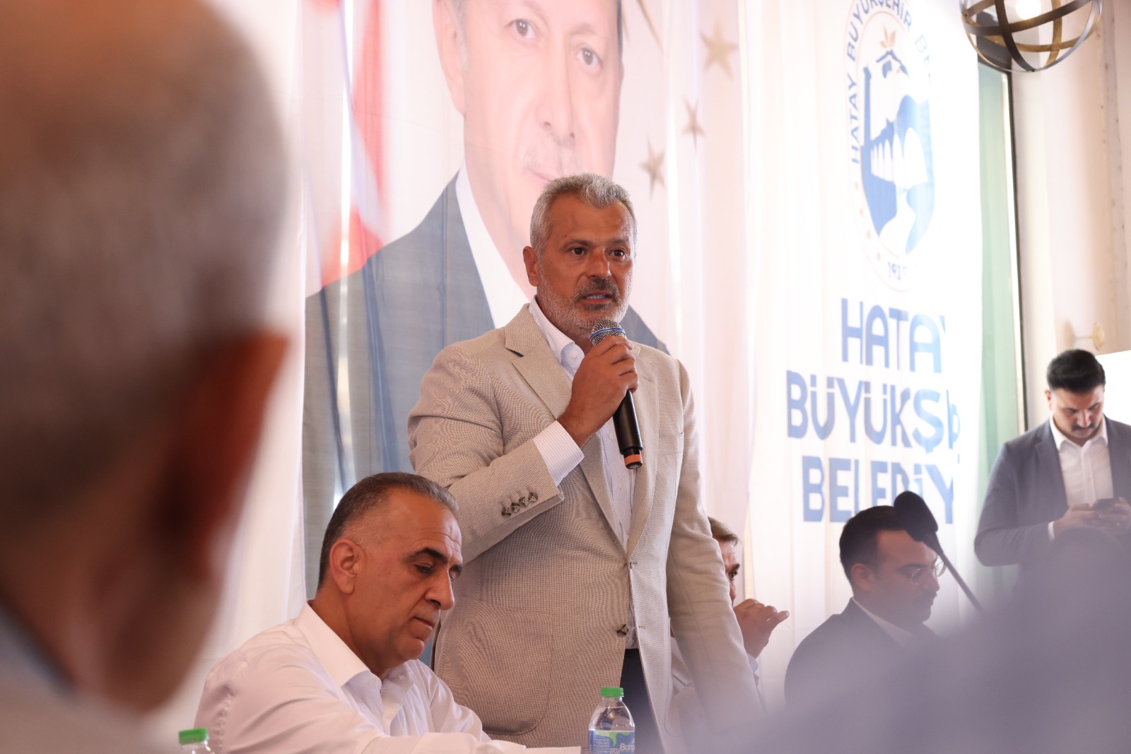 BAŞKAN ÖNTÜRK ALTINÖZÜLÜ MUHTARLARLA BULUŞTU