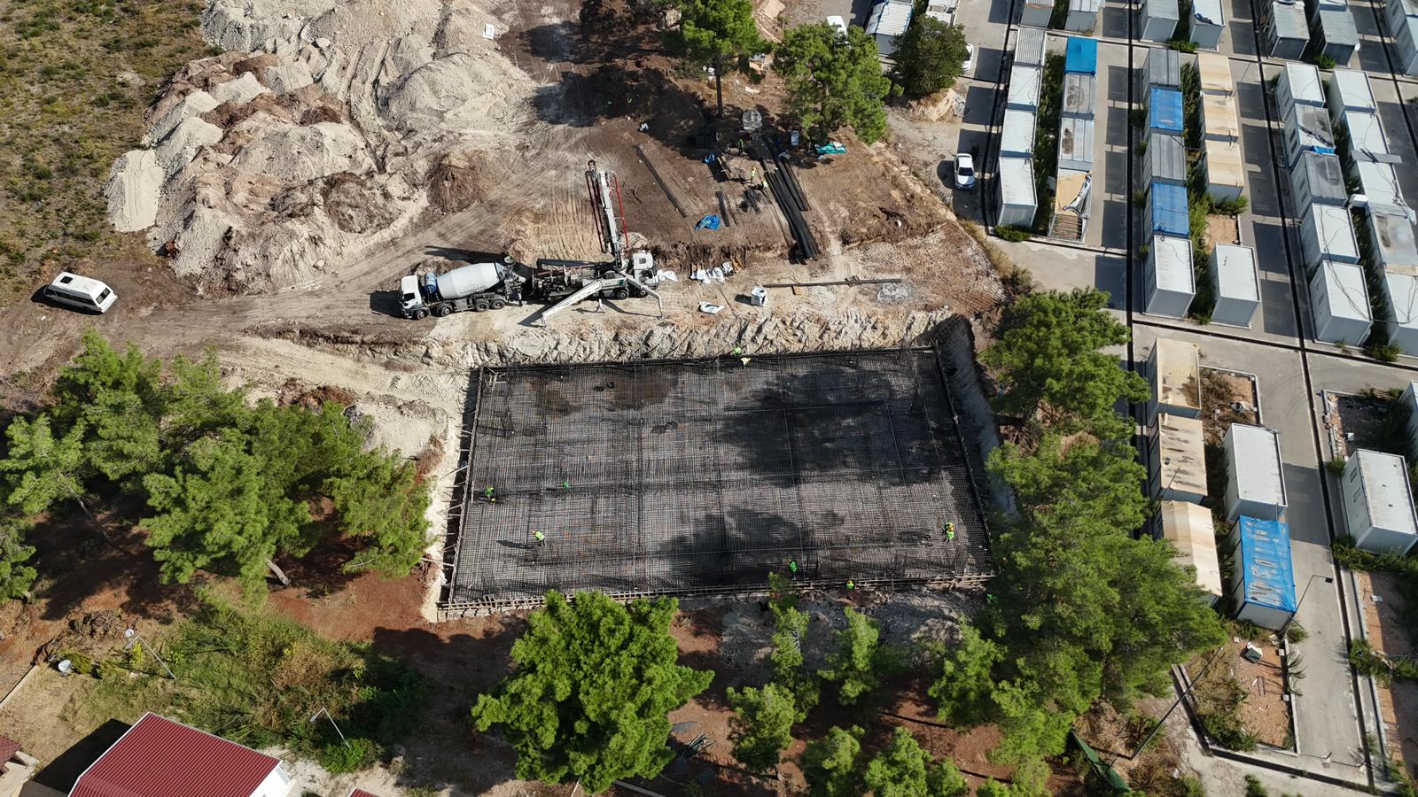 HBB BELEN’DE YARI OLİMPİK YÜZME HAVUZUNUN TEMELİNİ ATTI
