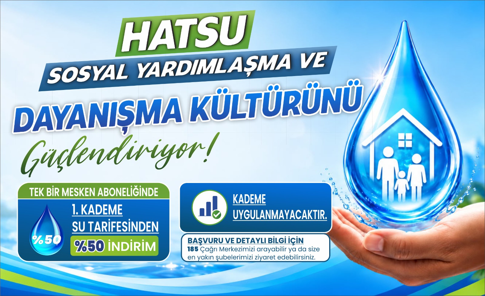 BÜYÜKŞEHİRDEN İHTİYAÇ SAHİBİ AİLELERE İNDİRİMLİ TARİFE
