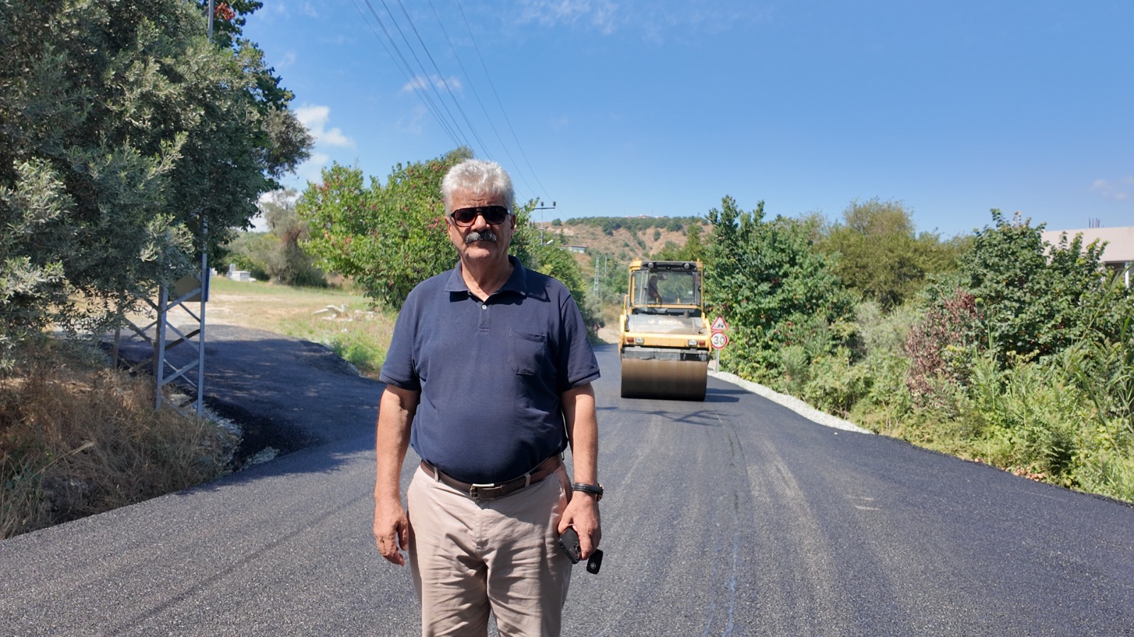 HBB’DEN KARAÇAY’DA 3000 METRELİK BETON ASFALT ÇALIŞMASI