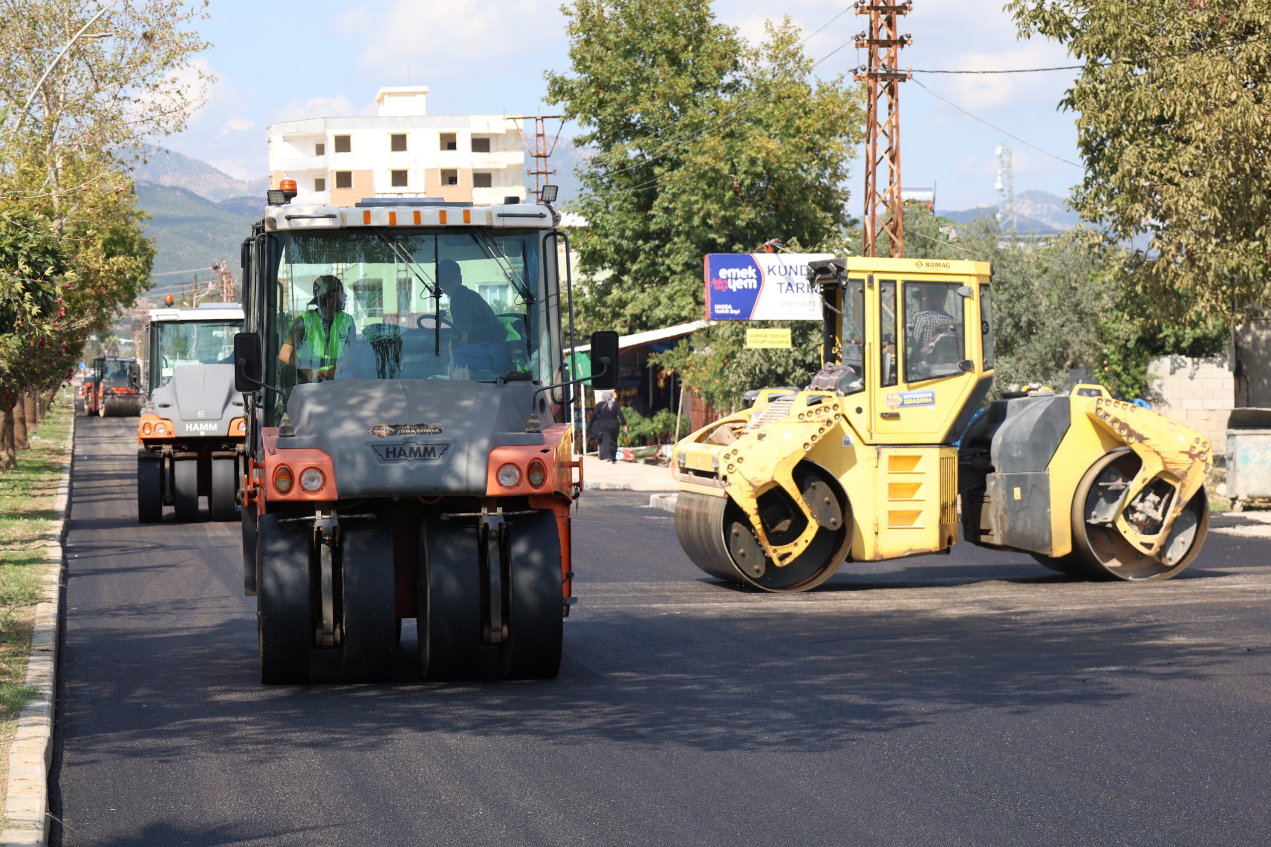 HBB’DEN GİRNE MAHALLESİNDE BETON ASFALT ÇALIŞMASI