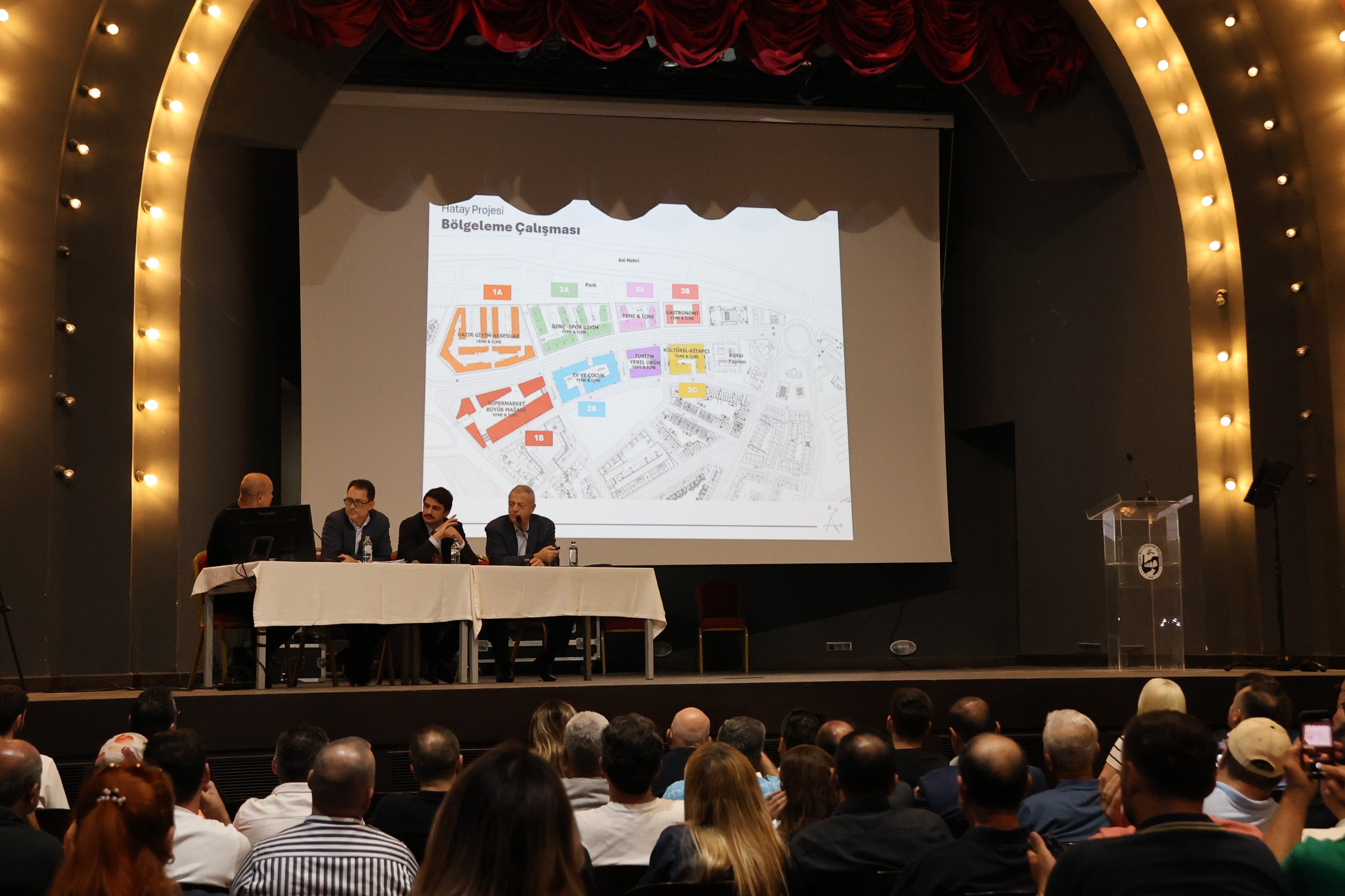 ATATÜRK CADDESİ MÜLK SAHİBİ VE ESNAFLARIYLA İSTİŞARE TOPLANTISI GERÇEKLEŞTİRİLDİ