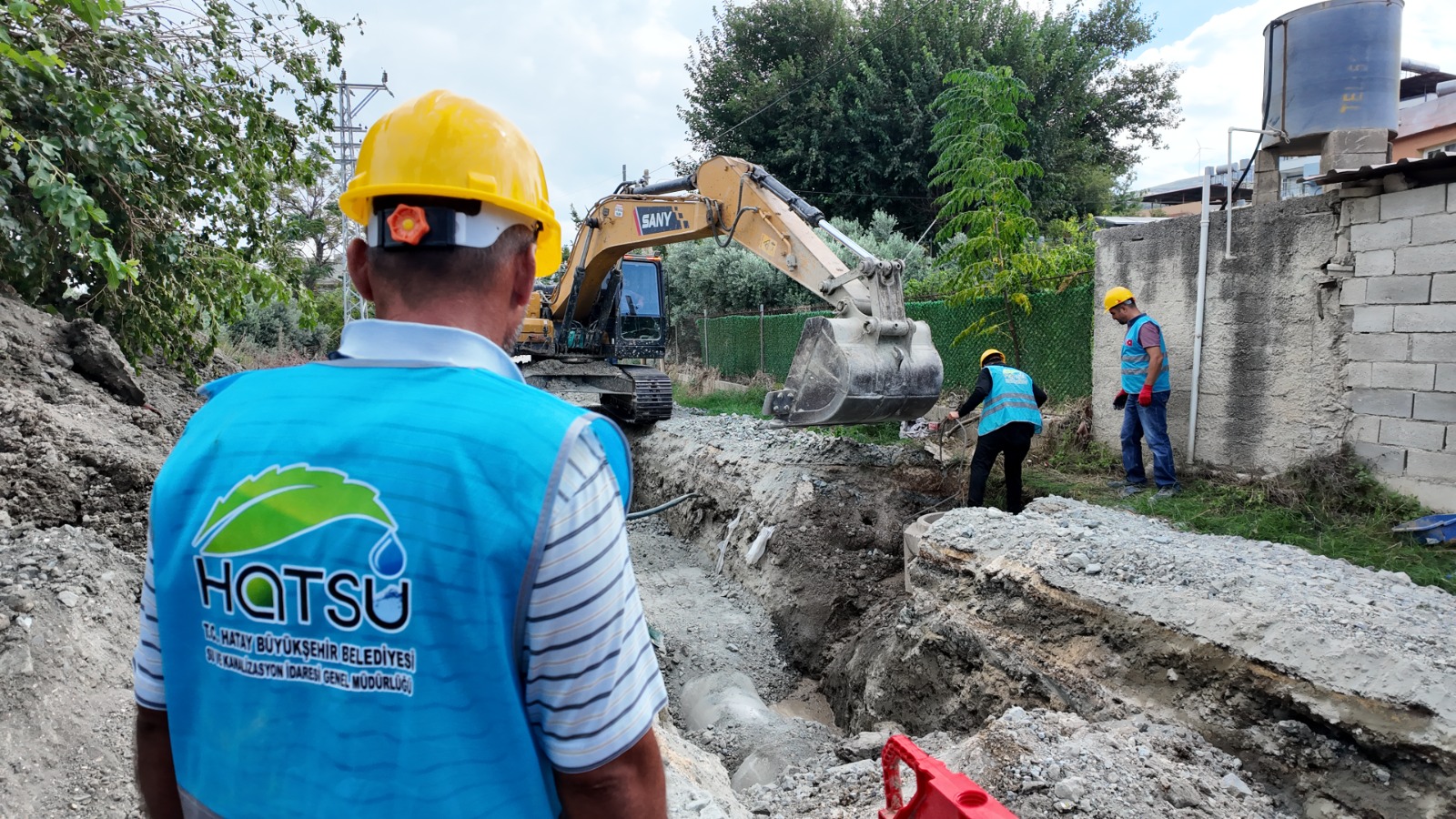 SAMANDAĞ TEKEBAŞI GRUBU KANALİZASYON PROJESİ SÜRÜYOR