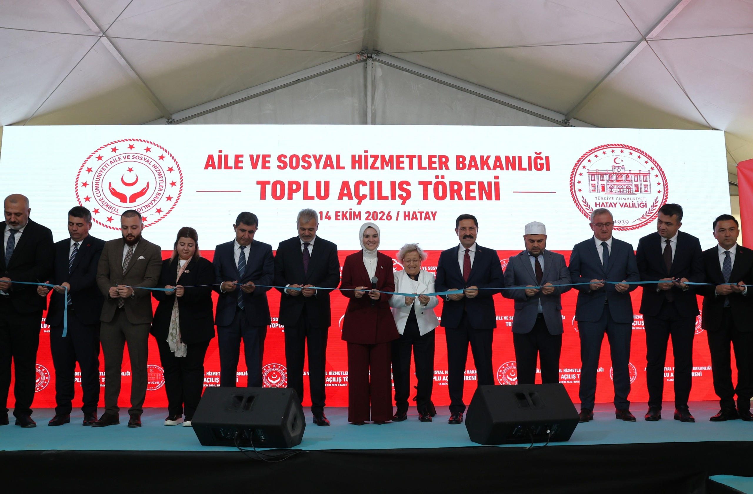 BAKAN MAHİNUR ÖZDEMİR GÖKTAŞ, SOSYAL HİZMET TESİSLERİNİ AÇTI