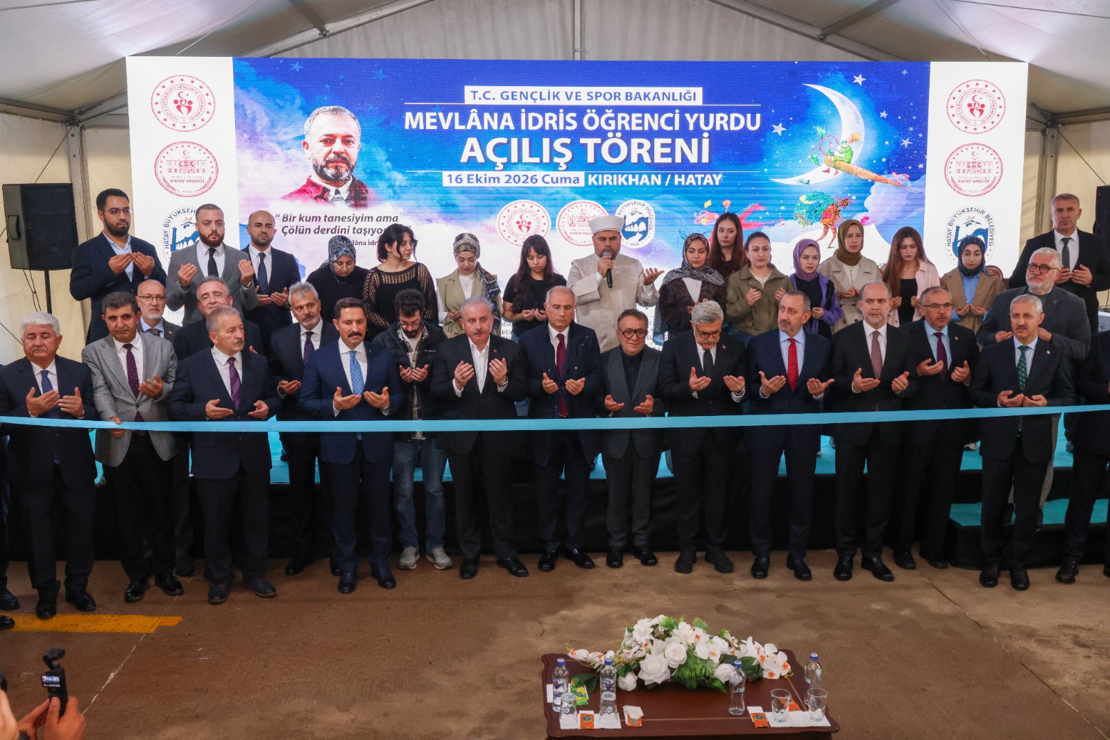 MEVLÂNA İDRİS KIZ ÖĞRENCİ YURDU KIRIKHAN’DA TÖRENLE HİZMETE AÇILDI