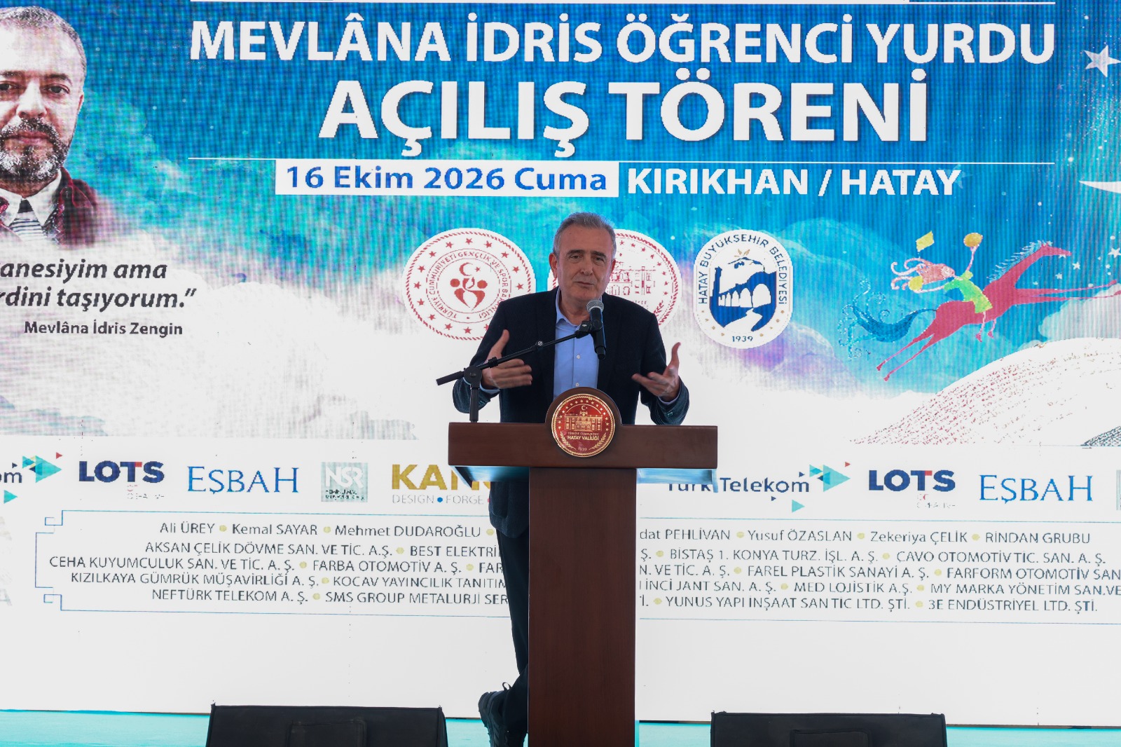 MEVLÂNA İDRİS KIZ ÖĞRENCİ YURDU KIRIKHAN’DA TÖRENLE HİZMETE AÇILDI