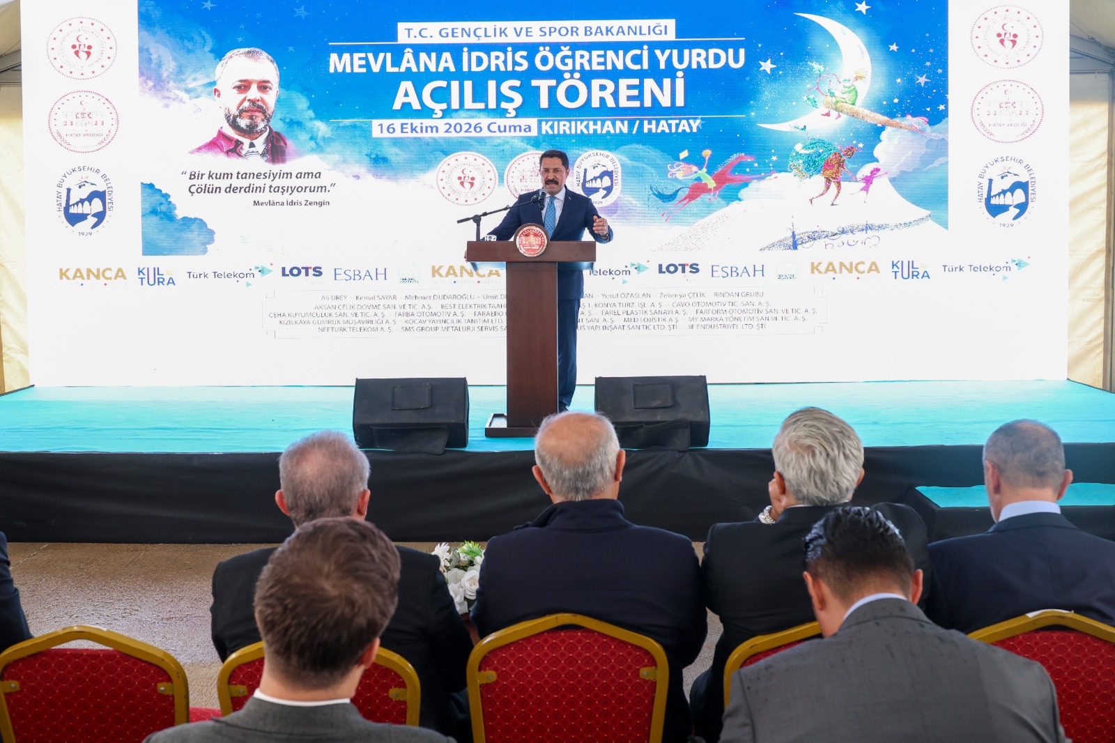MEVLÂNA İDRİS KIZ ÖĞRENCİ YURDU KIRIKHAN’DA TÖRENLE HİZMETE AÇILDI