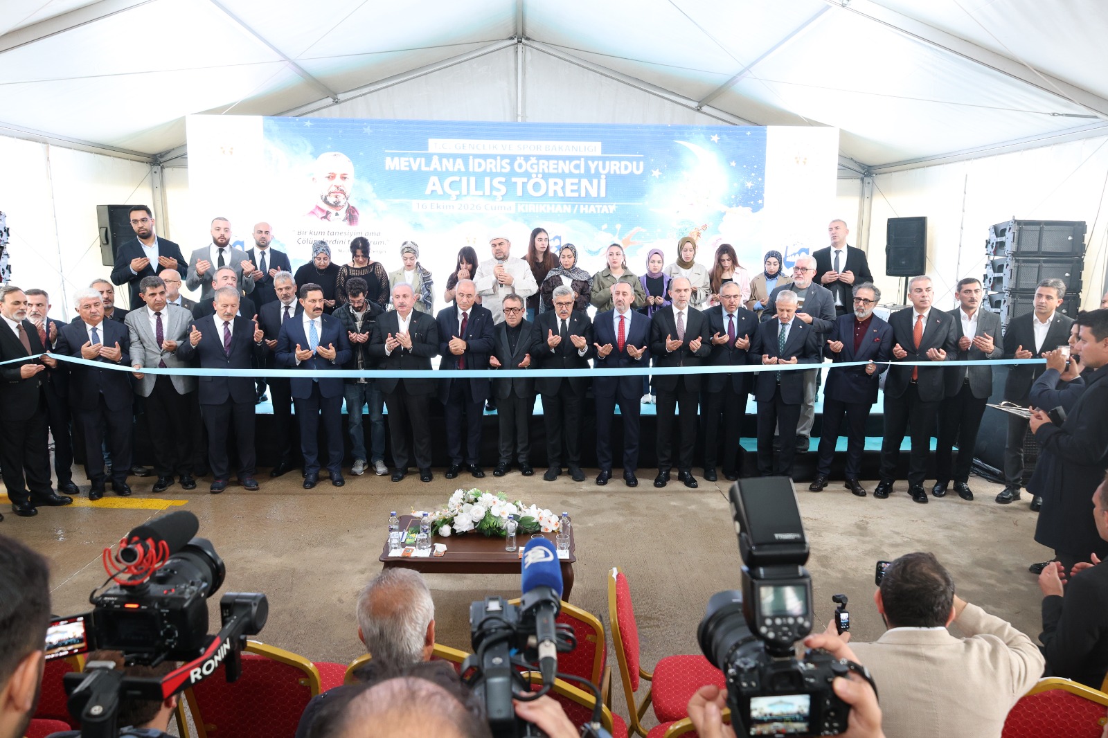 MEVLÂNA İDRİS KIZ ÖĞRENCİ YURDU KIRIKHAN’DA TÖRENLE HİZMETE AÇILDI
