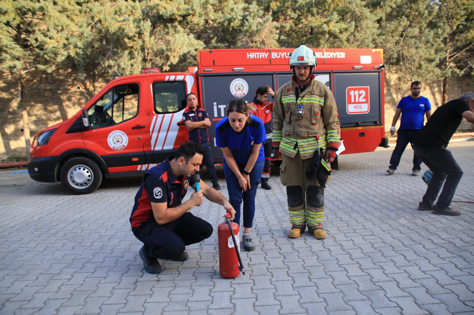 HBB, EĞİTİM VE TATBİKATLARLA YANGIN BİLİNCİ OLUŞTURUYOR